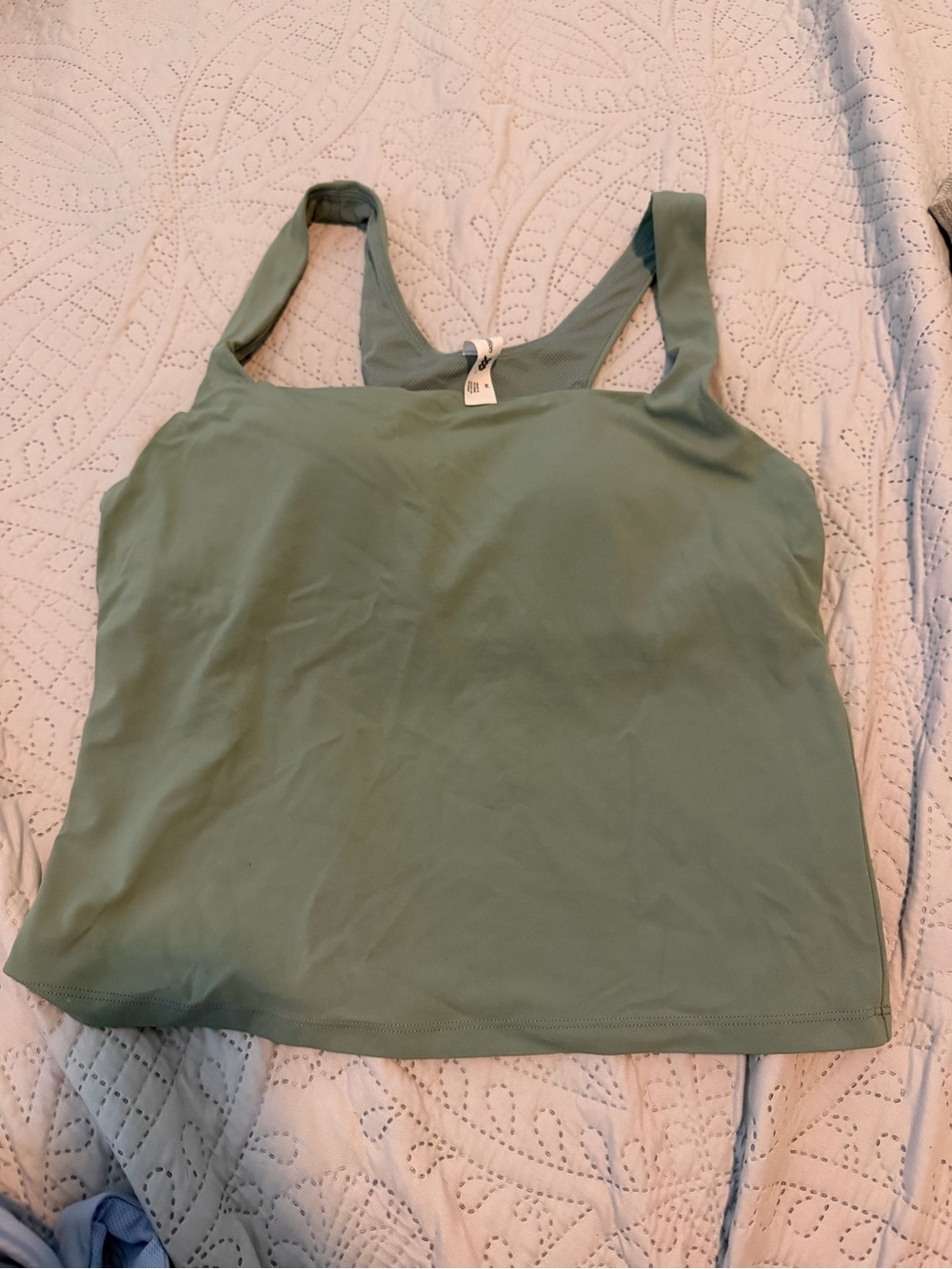 Women’s Sage Green Racerback sports bra